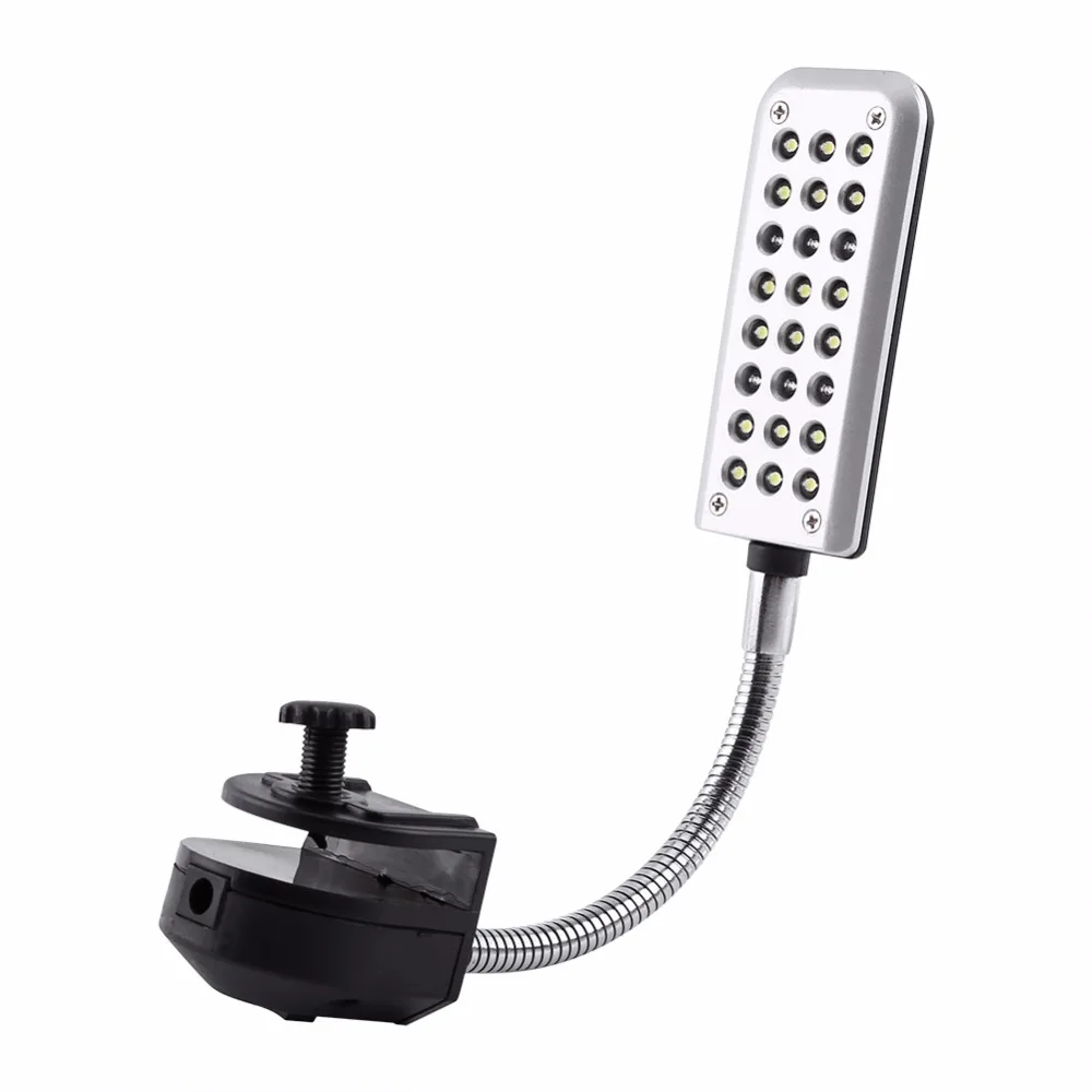 

24 LEDs Clip-on Underwater Light Lamp Aquarium F5 Round Head LEDs Pool Light for Coral Pet Fish Tank LED Lighting EU Plug