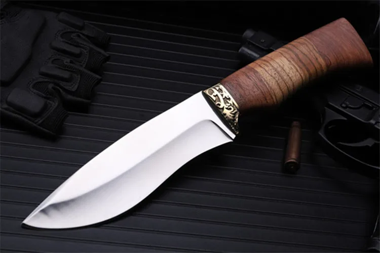2020 New Hot Sale Outdoor Fixed Tactical Combat Military Knife High Quality Camping Survival Diving Hunting Knives EDC Tools