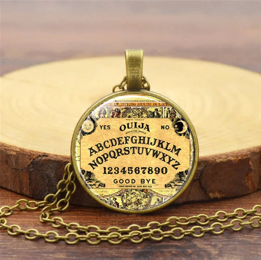 

2018 New Women Men Divination Soul Time Round Glass Pendant Chain Necklaces Charm Sweater Necklace Jewelry