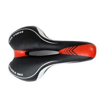 

Bike Saddle High Reflective Lights Bicycle Bike Saddle High Elasticity Shock Absorption Hollow Cushion Breathable Comfortable