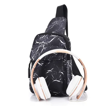 

New Nylon Polyester Men Chest Bag Women Casual Travel Shoulder Bags Fashion Trend Crossbody Trip Back Pack