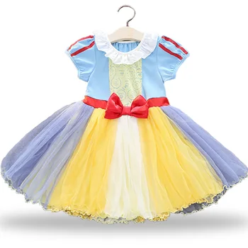 

Baby Girl Dress Snow White Baby Girl Princess Dress Halloween Party Christmas Costume Child Sophia Cosplay Clothes Rainbow Dress