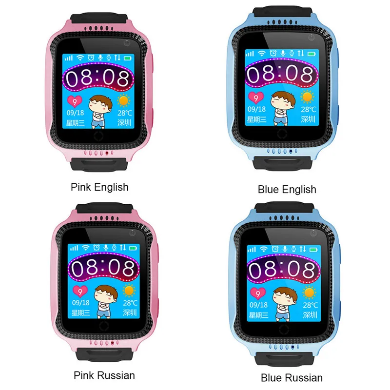  Kinder GPS tracker uhr Q529 Taschenlampe kind Kamera touchscreen SOS Anruf Location Baby Uhren armb