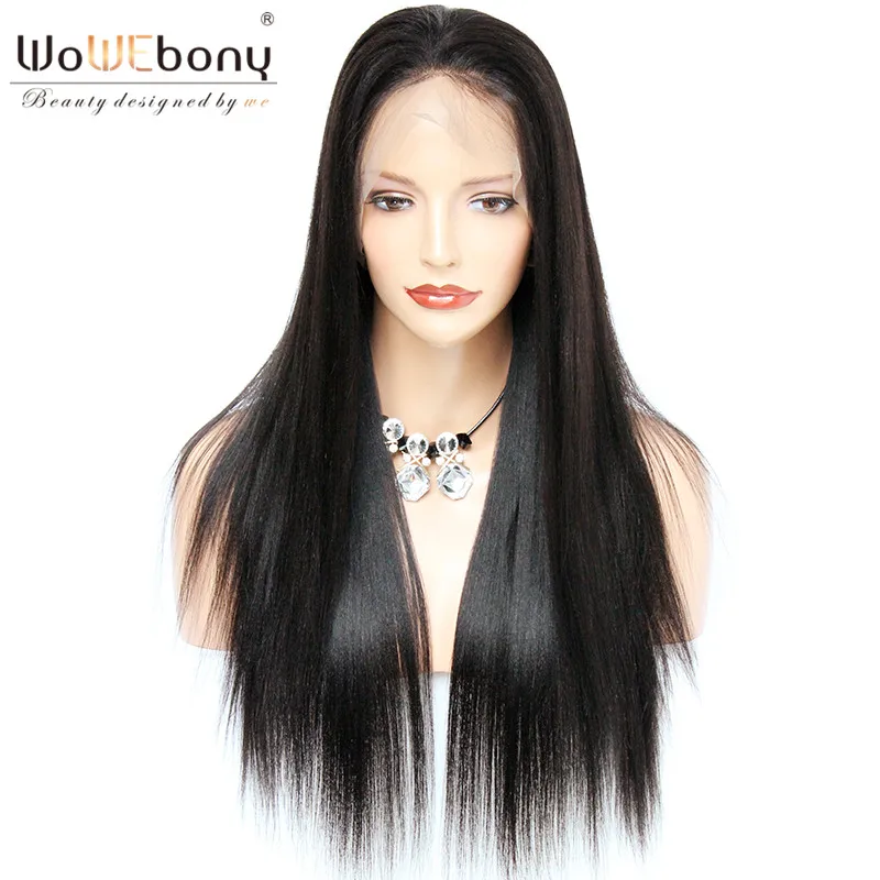 

Lace Front Human Hair Wigs Straight Pre Plucked Hairline Baby Hair 150% Brazilian Remy Human Hair Lace Front Wig For Women