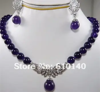 

3PCS jewelry Pretty! a Beads Necklace Earring Set DSC0128