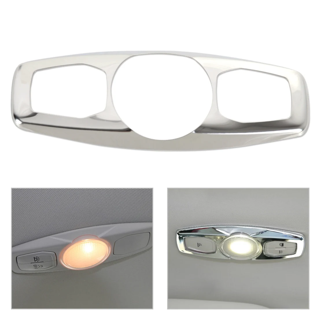 DWCX 1pc car styling ABS Plastic Chrome Interior Stainless Chrome