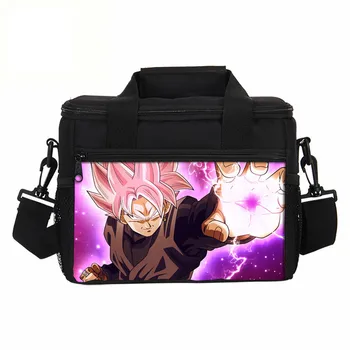 

2019 Anime Dragon Ball Thermo Lunch Bags for Boys Picnic Handbag Kids Children Thermal Storage Cooler Box Super Saiyan