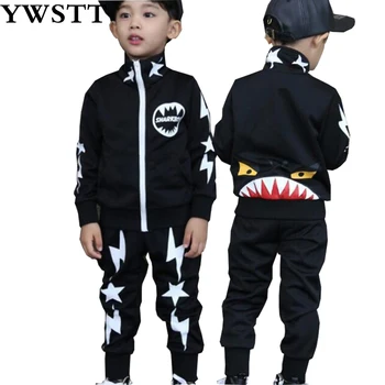 

2018 Spring Girls Hoodies Cotton Long Sleeve O-neck Rainbow Printed Tassel T Shirts Baby Boys Sweatshirt Children