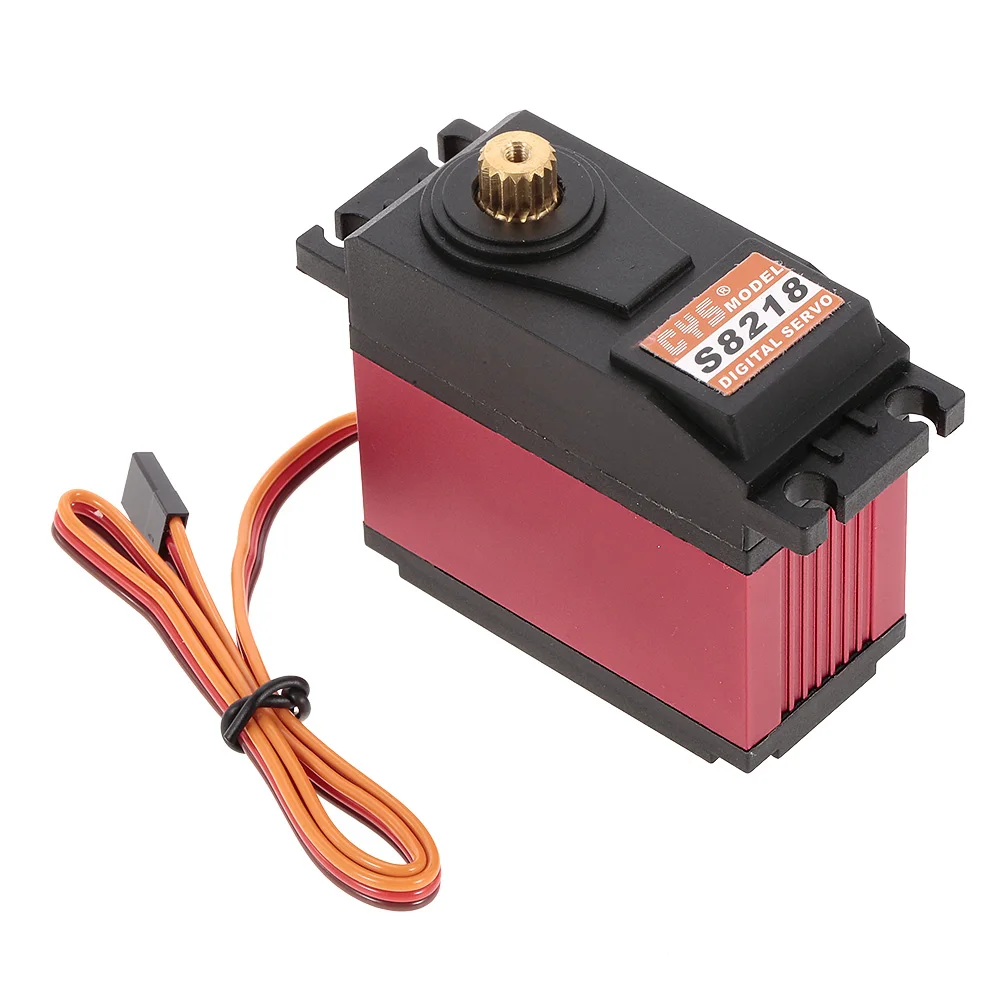 

Original CYS-S8218 40kg Metal Gear Digital 6V-7.4V 0.18s-0.20s/60 High Torque HV Servo for 1/5 RC Car