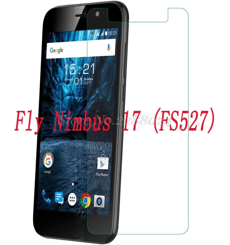 

Smartphone 9H Tempered Glass for Fly Nimbus 17 FS527 Explosion-proof Protective Film Screen Protector cover phone