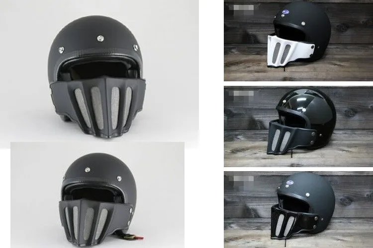 

TT&CO Japanese Thompson motorcycle helmet Removable chin Spirit Rider Retro Harley Motocross Helmets for man and woman
