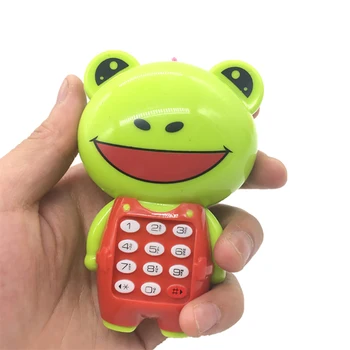 

2PCS/OEM design cheap electronic toys handheld games children learning mobile phone kids toys