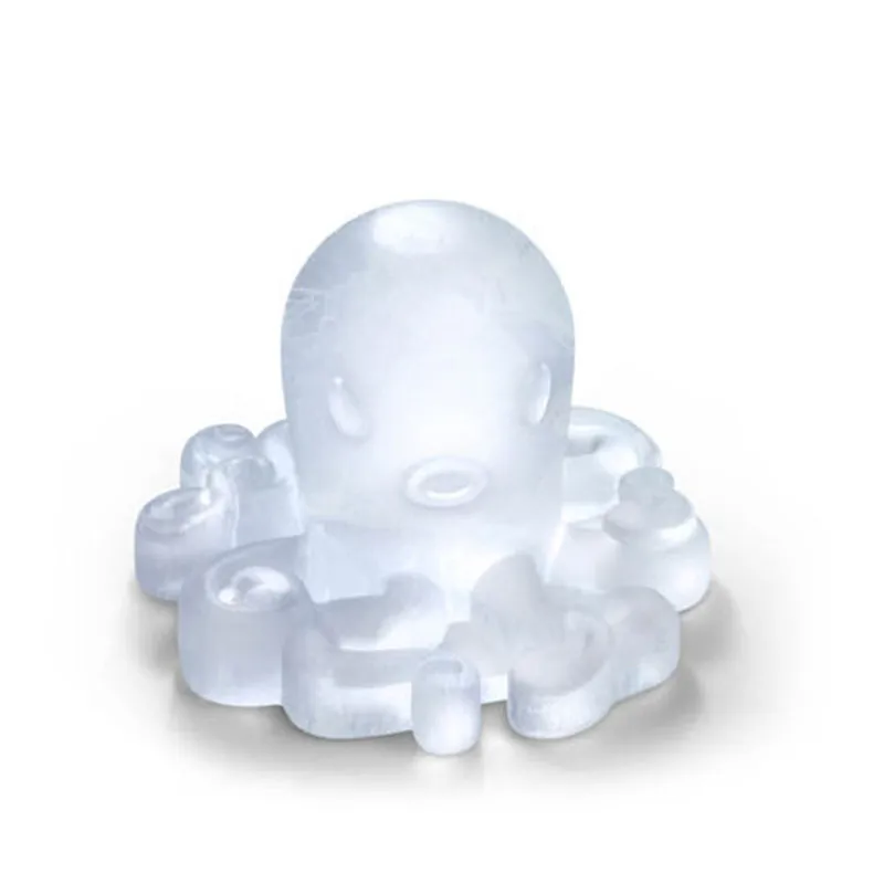 Funny New Tricks Party Drinking Mini Silicone Ice Trays 3D Octopus DIY Freeze Chocolate Molds Ice Cube Tray Mold Lattice