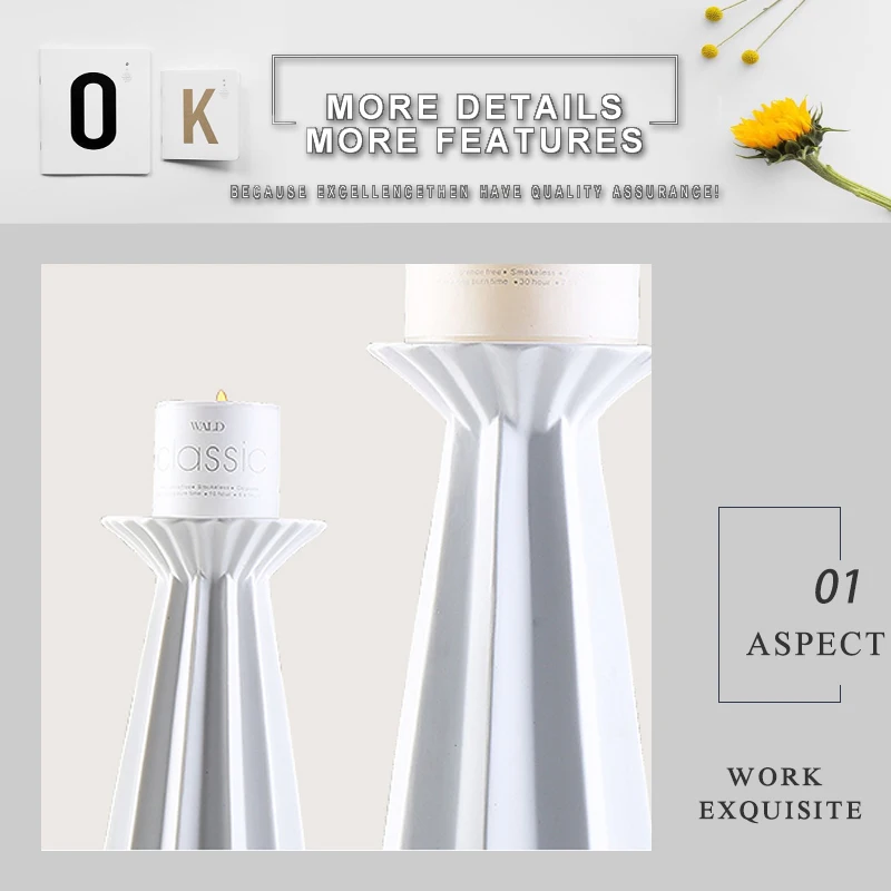 candle holders glass gold centerpieces wood candele holders candle holders gold (3)