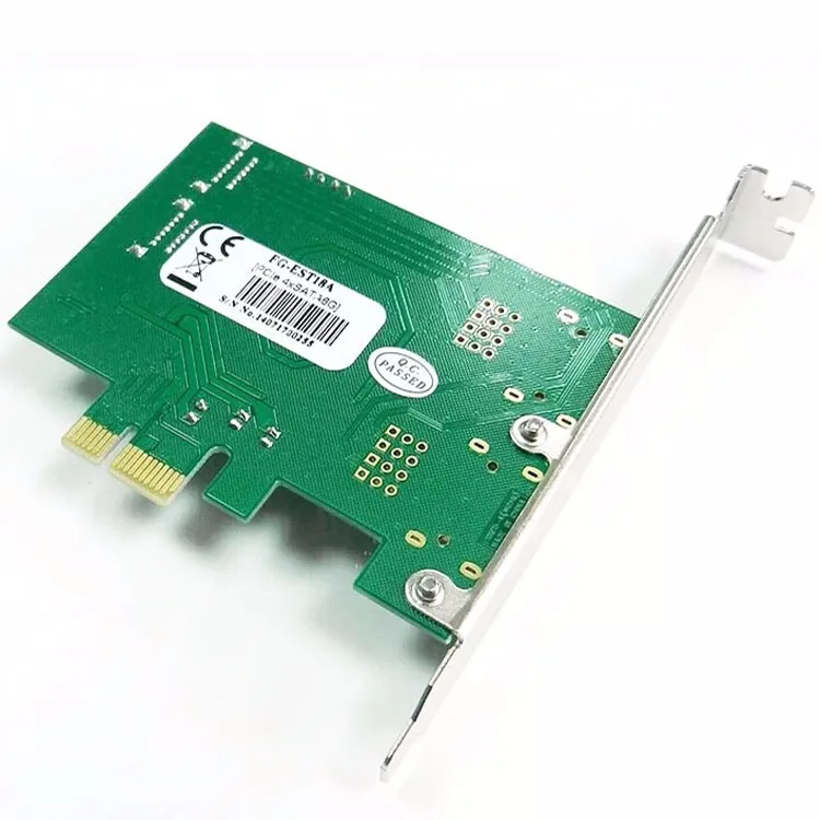 4 Порты SATA3.0 6 Гбит к PCI-Express карты расширения 88se9215 Чипсет для Marvell
