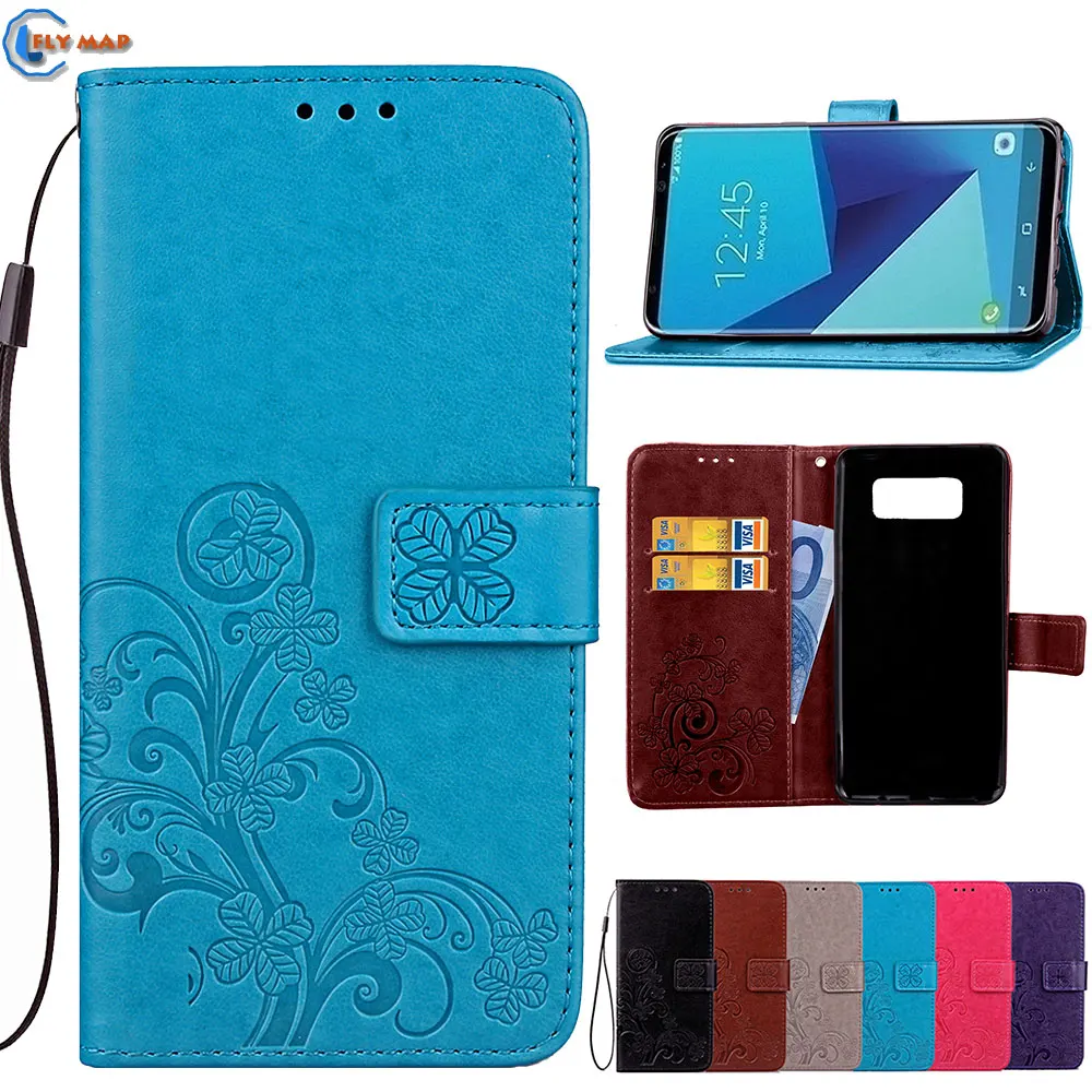 cartera en azul funda Samsung Galaxy s8 g950f // bolso funda libro cover estuche 