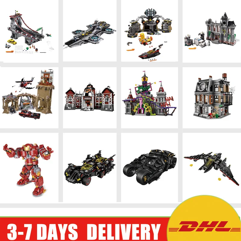 

2018 Lepin Super Heroes 07038 07077 07080 07090 07043 07044 07052 Model Building Kits Blocks Bricks Toys model Compatible gifts