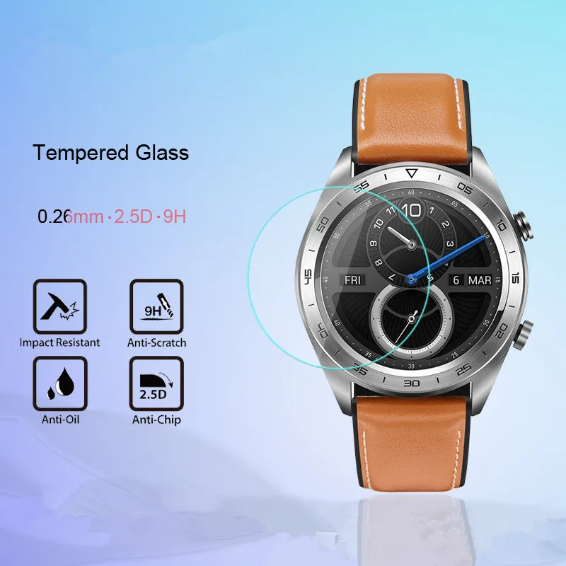 

Screen Protect Glass For Huawei Honor Watch Magic Screen Protector Tempered Glass Explosion-proof Anti Scratch Protective Film