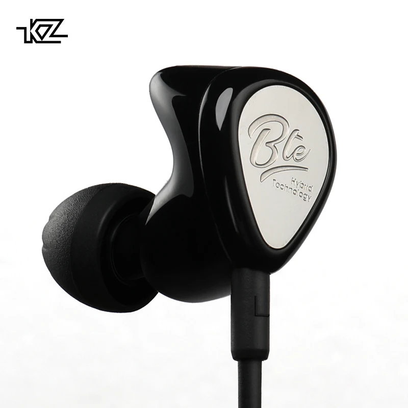 Беспроводные Bluetooth наушники KZ BTE спортивные с гибридной технологией