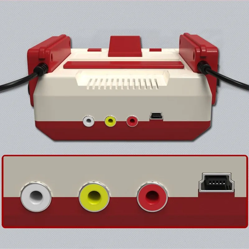 Классическая ностальгическая игровая машина Классическая семейная Ретро ТВ Видео игровая консоль Подарочная игровая карта плеер двойные ручки управление jeux
