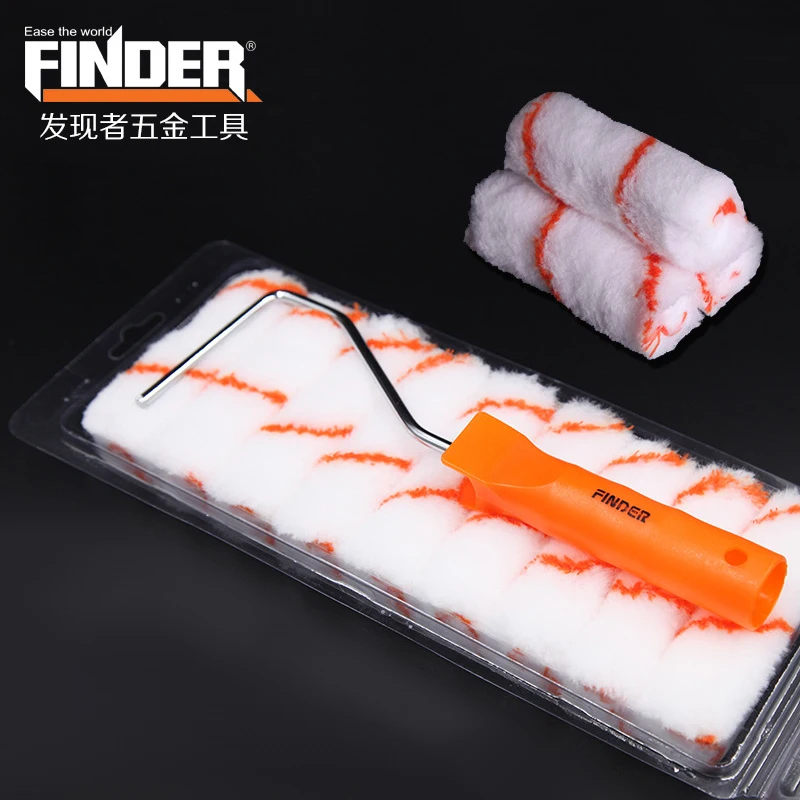 FINDER 10Pcs Multifunction DIY Wall Paint Roller Brush Set Handle Tool Home Office Room Runner Roller Paint Brush FINDER 10Pcs Multifunction DIY Wall Paint Roller Brush Set Handle Tool Home Office Room Runner Roller Paint Brush
