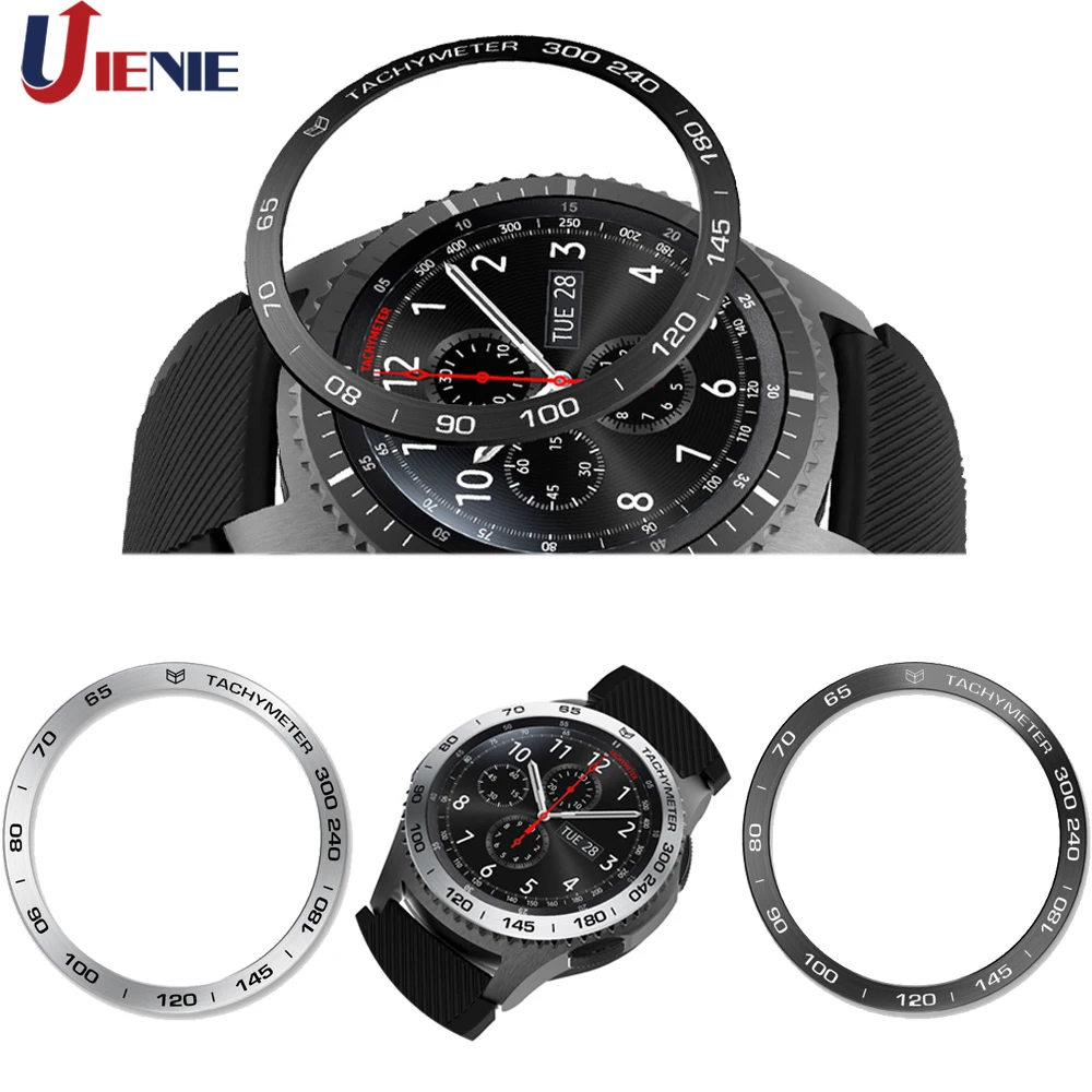 БЕЗЕЛЬ для Galaxy Watch 46 мм Безель кольцо Крышка Samsung Gear S3 Frontier/S2 SM R720 против царапин