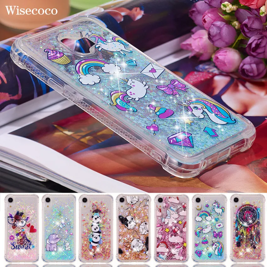 

Anti Knock Case for Samsung Galaxy Note 9 8 S9 S8 Plus S7 S6 Edge A6 A8 + 2018 Luxury Soft Glitter Liquid Quicksand Back Cover