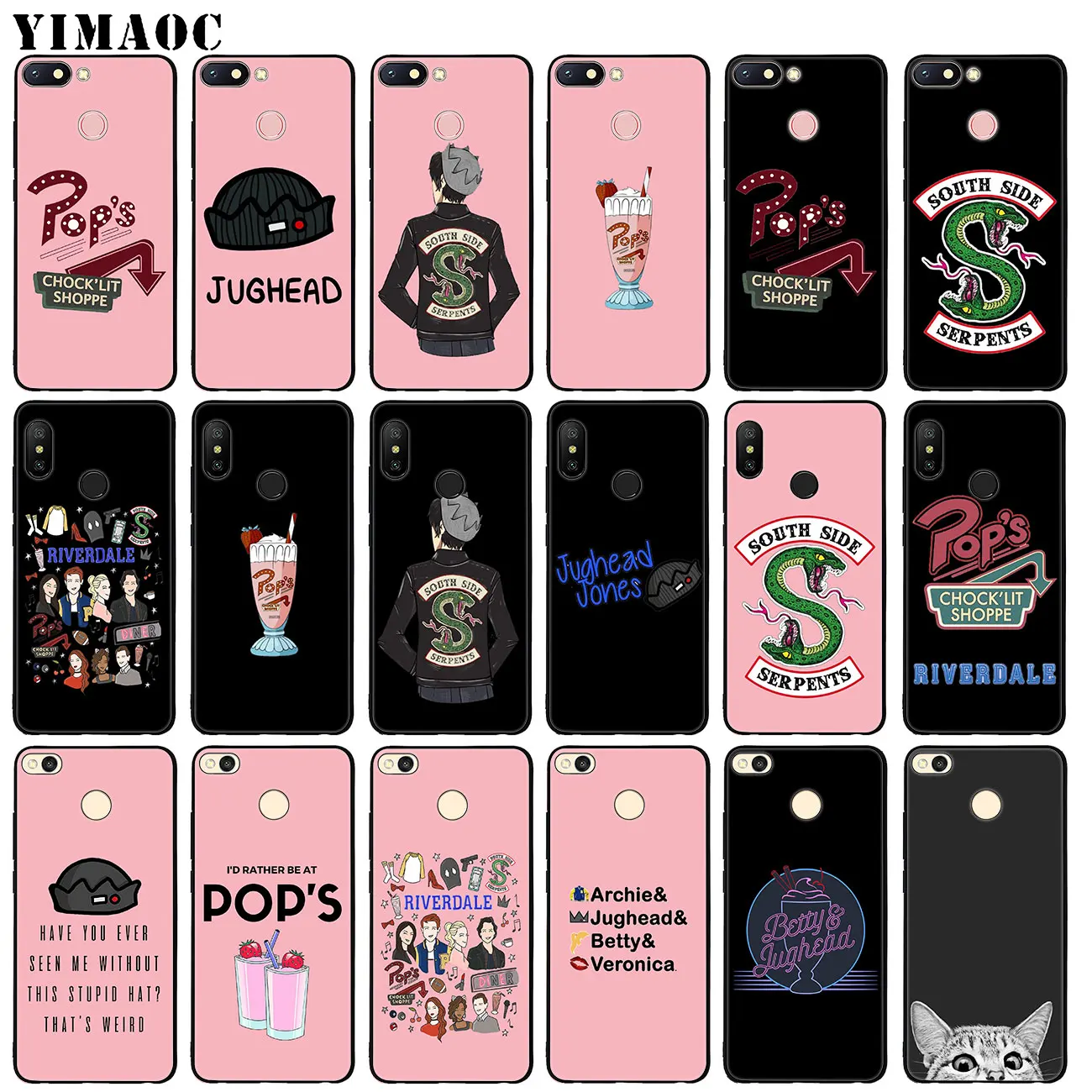 

YIMAOC Riverdale TV South Side Serpents Soft Silicone Phone Case for Xiaomi Redmi K20 Pro 6A 7A Note 8 7 5 6 Pro Mi Cover