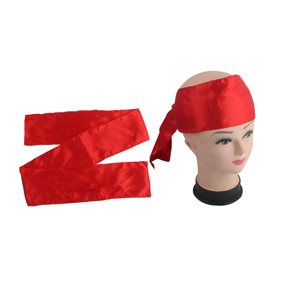 10X110 см опт, натуральные волосы для наращивания фронтальной обертывания головная повязка, широкий Атлас шелковые человеческие волосы скрафт галстук ремень обертывание головная повязка - Цвет: red