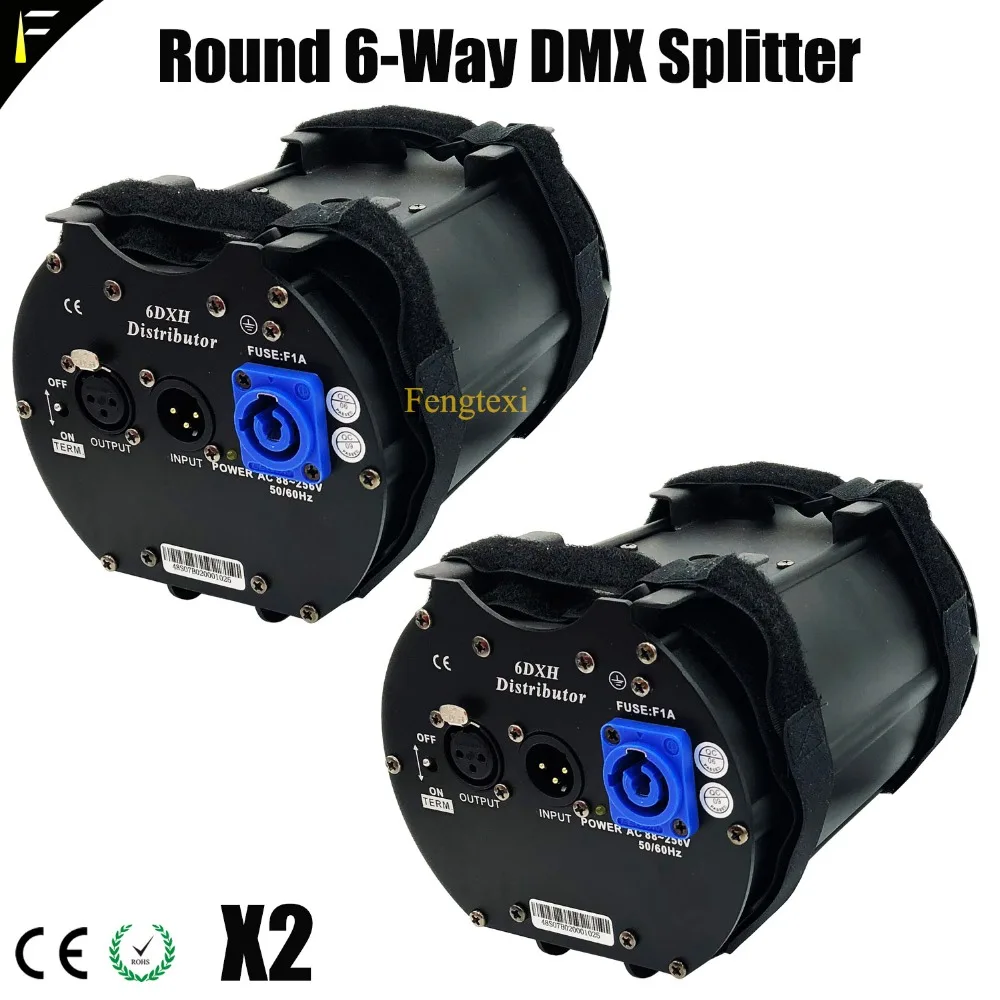 Цилиндрический распределитель DMX512 6 DMX канальный усилитель сигнала изоляционный