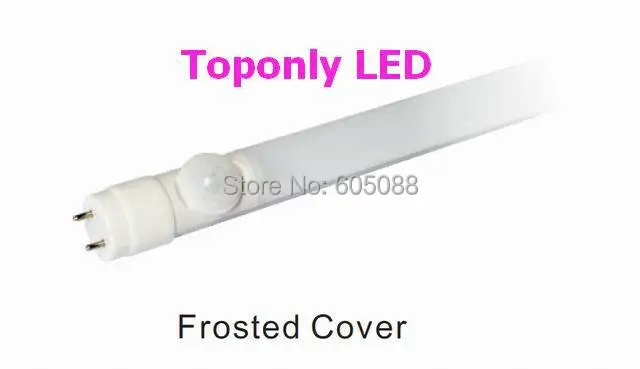 

ETL listed 2ft 60cm t8 led sensor tube light 9w human pir sensing lamp AC100-265v clear/frosted cover 5 year warranty 24pcs/lot