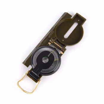 

New Promotion Portable Folding Lens Compass American Military Multifunction Camping Climbing Outdoor Campass Tool