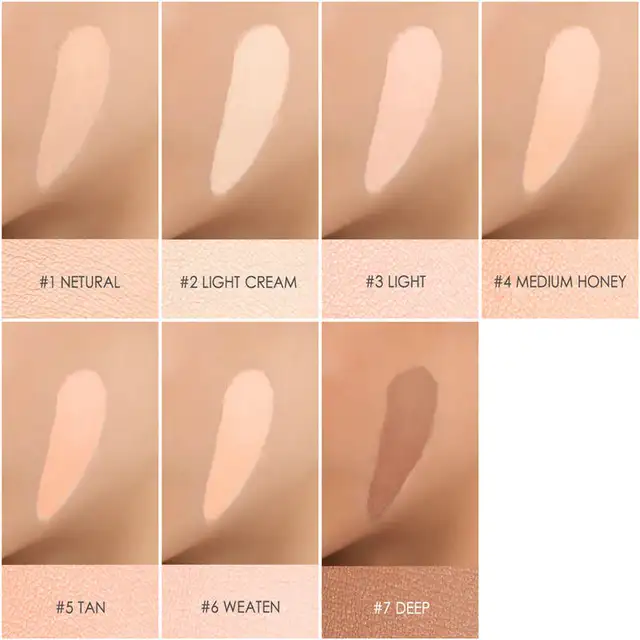 FOCALLURE Makeup Liquid Face Concealer 7 Colors Full Coverage Cream Waterproof Professional High Quality Base Women