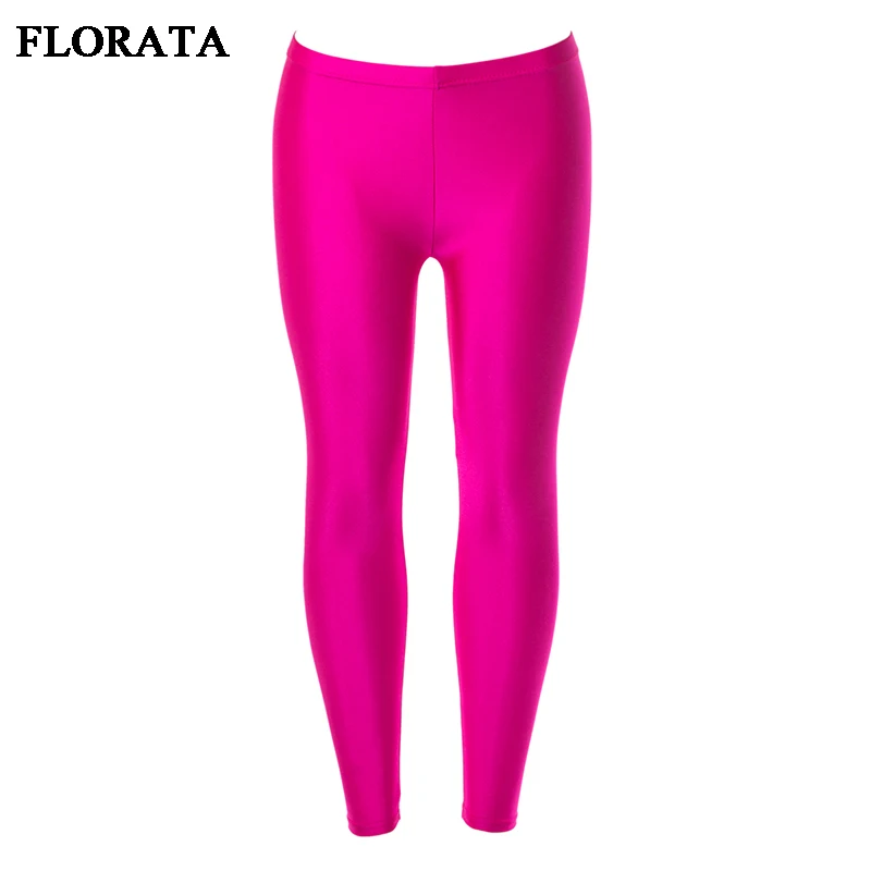 

FLORATA High Quality S-XL 4Solid Color Girl's Leggings Slim Trousers Candy Color Casual&Simple Female Ankle-Length Pants Mujer