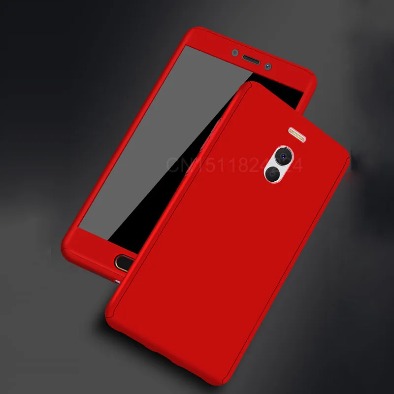 

360 Protective Full Matte Cases For Meizu M6 Note M721H Cover Case For Meizu M6 Note 6 M721H Coque 16gb 32gb 5.5" Tempered glass