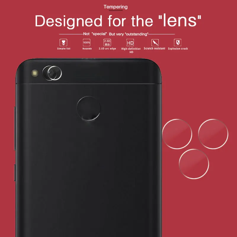 

Back Camera Lens Protective Tempered Glass For Xiaomi Redmi 4X MI Mix3 Mix 3 Note5 Transparent Protector Film Rear Lens Cover