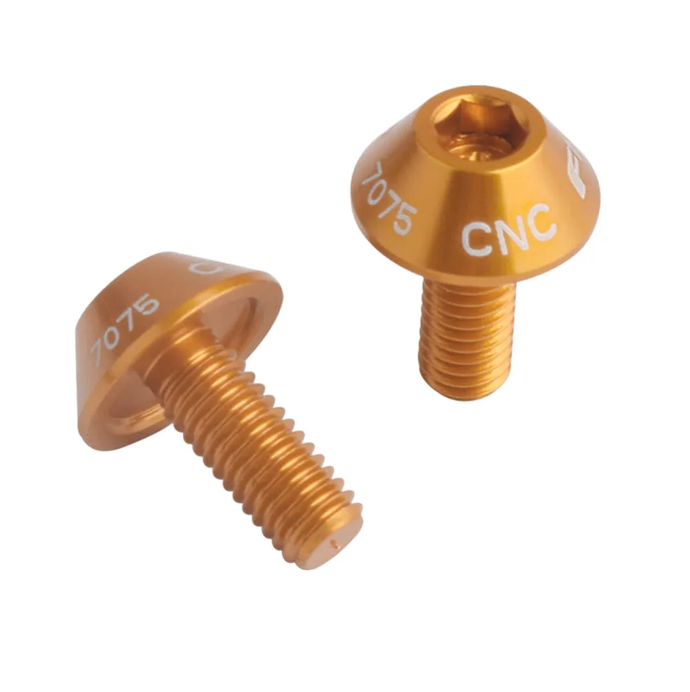 

2Pcs Aluminum Alloy Bike Bicycle Water Bottle Cage Holder Bolts Screw M5x12mm Cycling Tools Holder Bolts Bicicleta *0.55