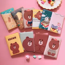 Путешествие за границу Корейский мультфильм анимация небольшой свежий паспорт, защитная крышка, водонепроницаемый паспорт сумка, папка для паспорта