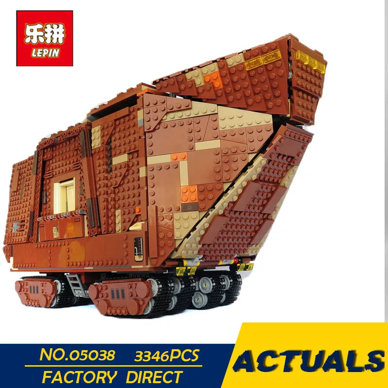 

LEPIN 05038 3346Pcs Star Force Awakens Sandcrawler Wars Model Building Kit Blocks Brick Kids Christmas Gif Toys Compatible 75059