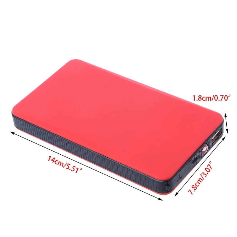 

12V 20000mAh Multi-Function Car Jump Starter Power Bank Emergency Charger Booster Battery 19QD