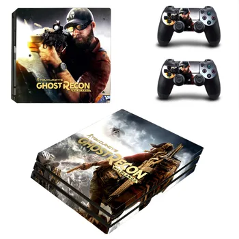 

Tom Clancy's Ghost Recon: Wildlands PS4 Pro Skin Sticker Decal for PlayStation 4 Console and 2 Controller PS4 Pro Sticker Vinyl