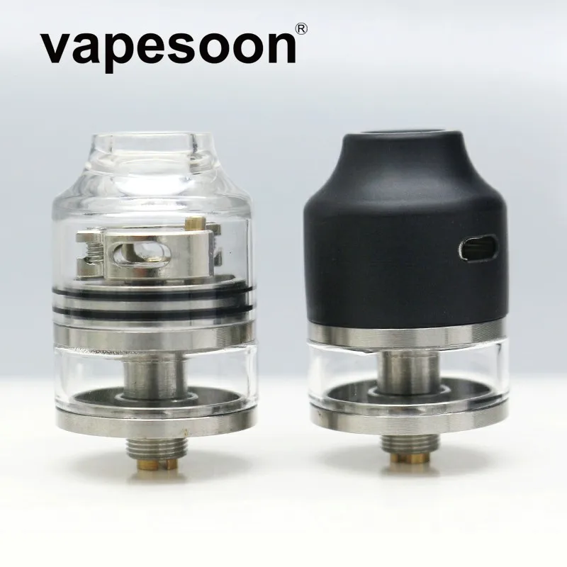 

vapesoon WASP NANO RDTA Tank 2ml 22mm Diameter Atomizer Easy Building Deck & Adjustable Airflow System for e-Cigarette Mod