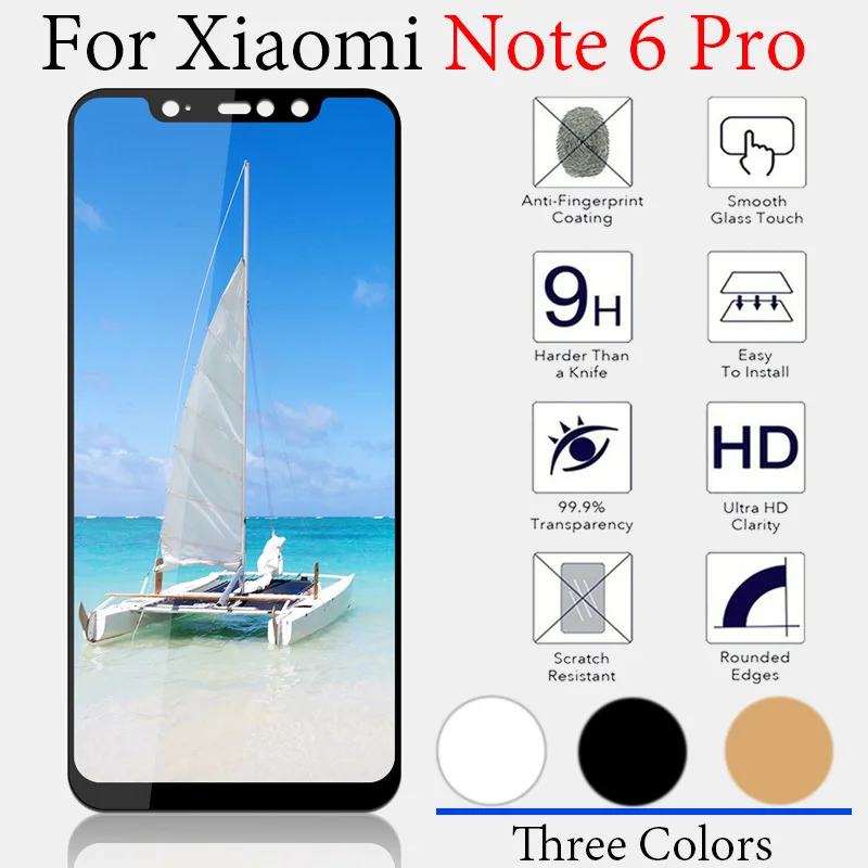 9h полное Защитное стекло для Xiaomi A2 A1 9 8 lite se Защита экрана Redmi GO 5 5plus 6 6pro note 7