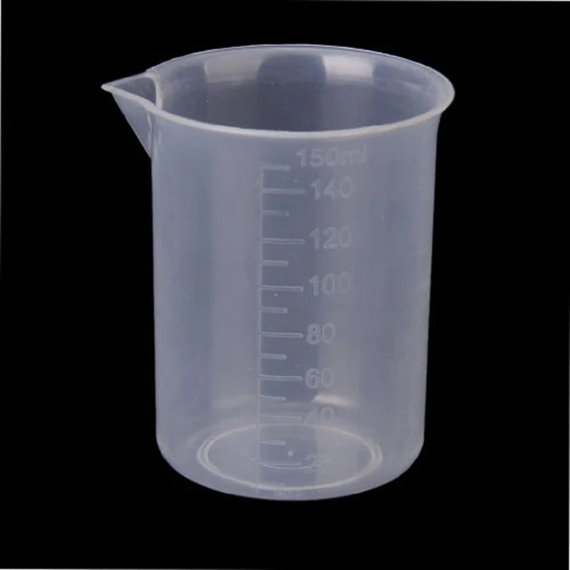 

150ml Transparent Plastic Laboratory Measuring cup Measuring cup tool DC112