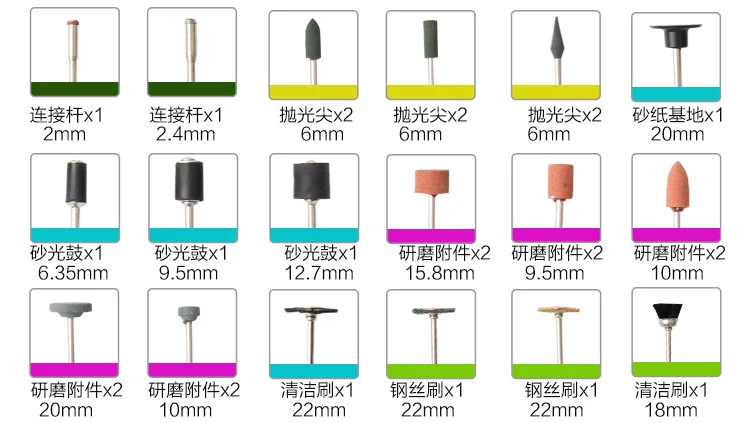 Набор роторных инструментов, электрический инструмент Dremel, аксессуары для шлифовки, полировки, резки, абразивные инструменты, наборы
