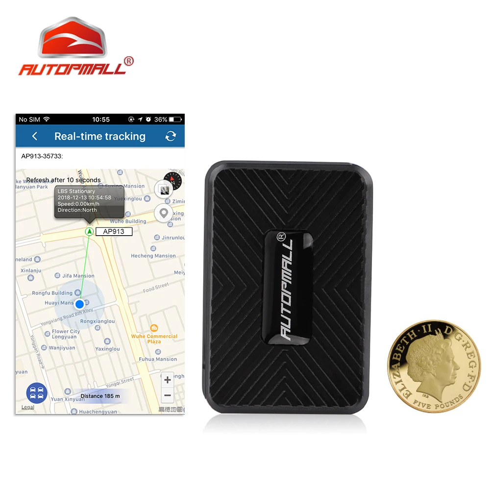GPS трекер автомобильный 2G GSM мини локатор водонепроницаемый магнитный голосовой