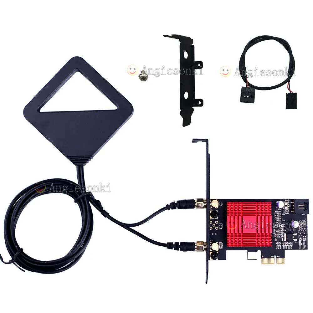 802.11ax Настольный WiFi 6 адаптер и Bluetooth 5,0 Intel AX200 WLAN карта для WIN 10