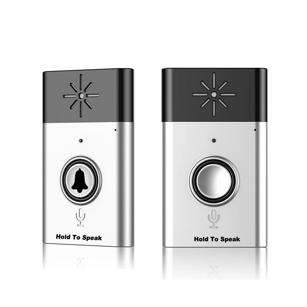 2017 Hot wireless doorbell 2 way talk 1 outdoor bell to N indoor bell Adjustable Clear Voice