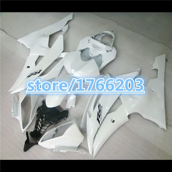 

Fit For white YZFR6 2008 2009 2010 2011 YZF R6 2008-2011 YZF R6 ABS Fairing Plastic Bodywork Set Ning