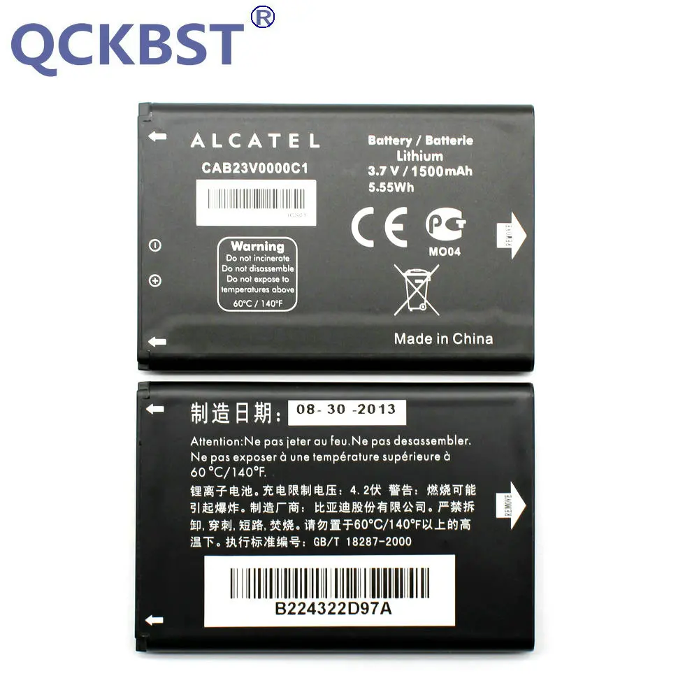Аккумулятор QCKBST CAB23V0000C1 1500 мАч для телефона Alcatel Y800 Y580D + код